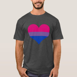 Camiseta do Coração Orgulho Bi