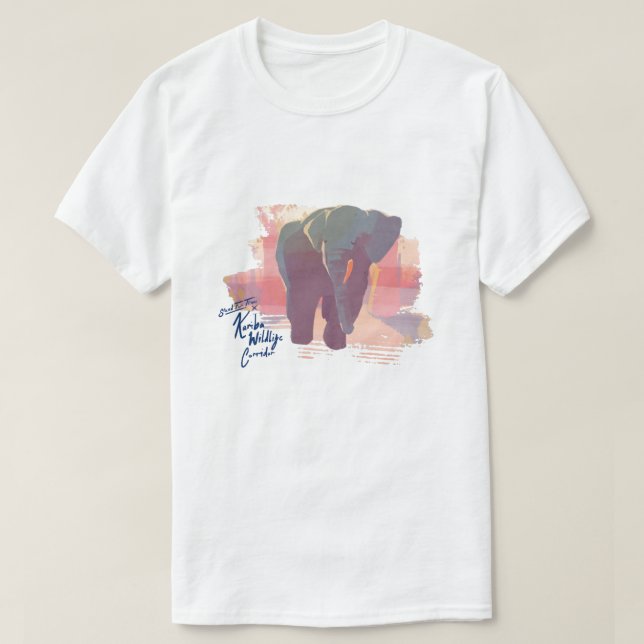 Camiseta do Corredor de Kariba Wildlife (Frente do Design)