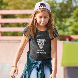 Camiseta do crânio feminino - Crânio infantil e te