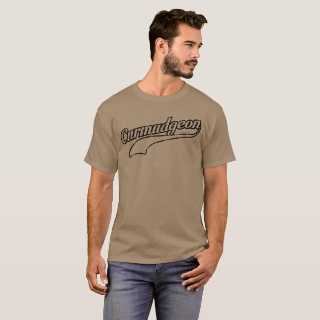 Camiseta do Curmudgeon (Frente Completa)