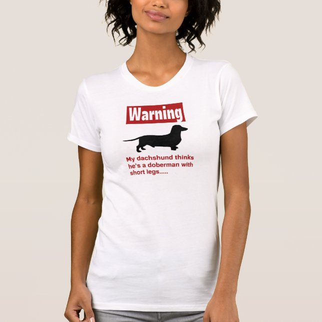 Camiseta do Dachshund (Frente)