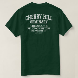 Camiseta do Departamento de Teologia e História Re
