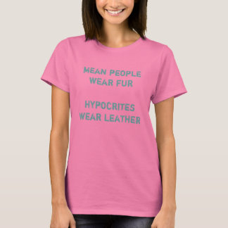Camiseta do desgaste dos furhypocrites pessoas médias do
