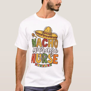 Camiseta Do Dia Cinco De Mayo Do Enfermeiro Médio 