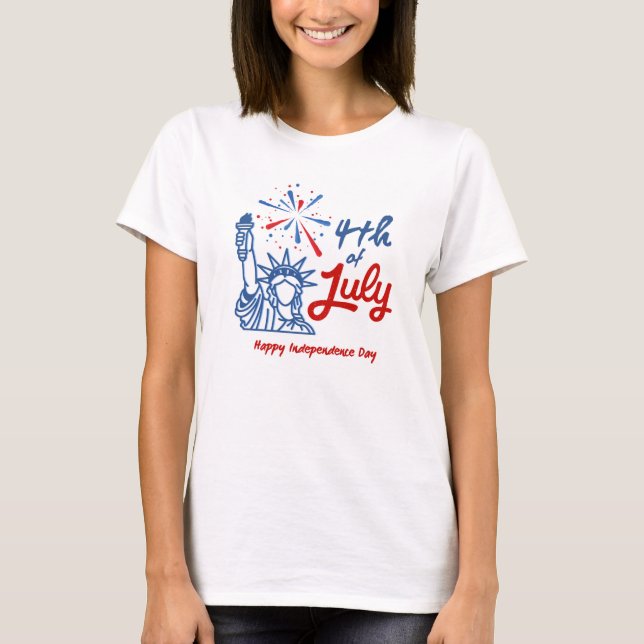 Camiseta do Dia da Independência das Mulheres (Frente)