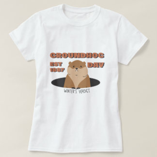 Camiseta do Dia da Marmota | Retro EST 1887