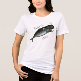 Camiseta do Dia da Terra da Baleia