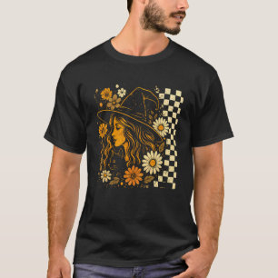 Camiseta do Dia das Bruxas de Gato Preto da Bruxa