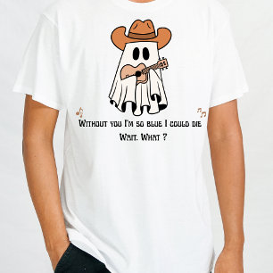 Camiseta do Dia das Bruxas - Guitarra-Fantasma do