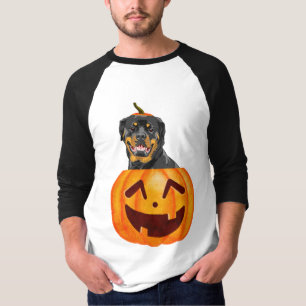Camiseta do Dia das Bruxas Rottweiler