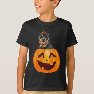 Camiseta do Dia das Bruxas Rottweiler