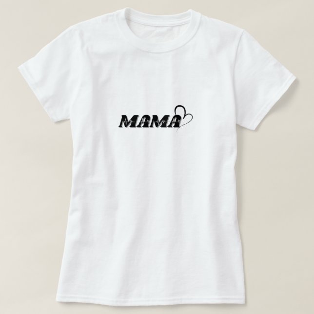 Camiseta do Dia das Mães (Frente do Design)