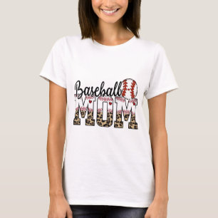 Camiseta do Dia das Mães de Beisebol