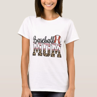 Camiseta do Dia das Mães de Beisebol