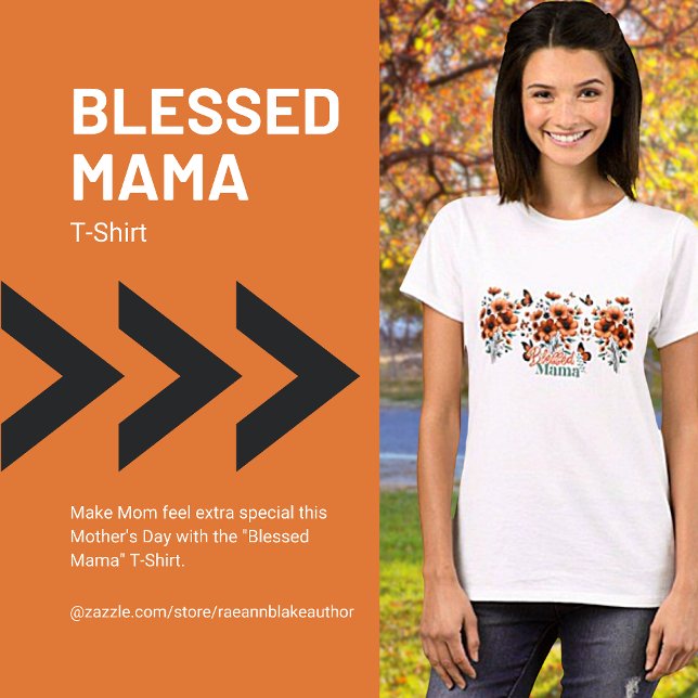 Camiseta do Dia das Mães "Mama Bendita" (Criador carregado)