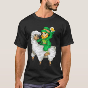 Camiseta do Dia de São Patrício com Leprechaun Cav