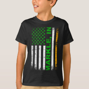 Camiseta do Dia de São Patrício Irlandês Bandeira 