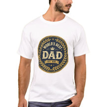Camiseta do Dia do Pai com Insígnia Vintage de Mel
