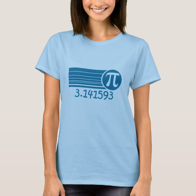 Camiseta do Dia do Pi Símbolo Retro Pi (Frente)