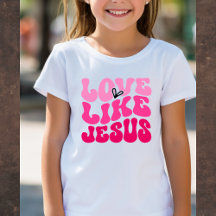Camiseta do Dia dos Namorados Amor Como Jesus