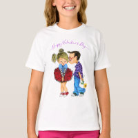 Camiseta do Dia dos Namorados Casal Fofo