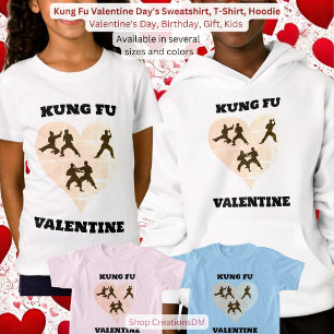 Camiseta do Dia dos Namorados de Kung Fu, Camiseta