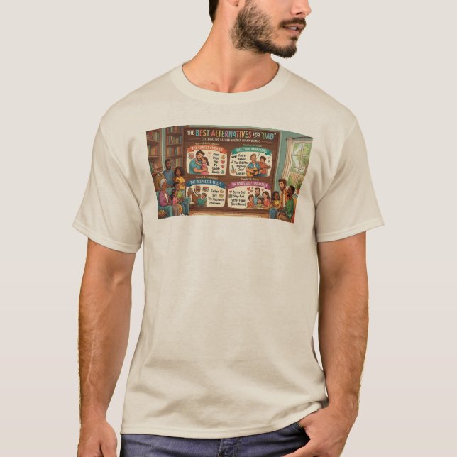 Camiseta do Dia dos Pais com Outros Nomes (Frente)