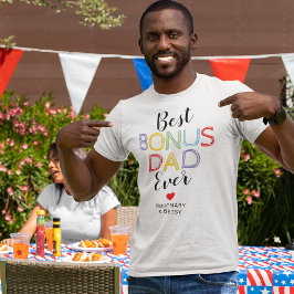 Camiseta do Dia dos Pais Melhor Pai de Bônus de To