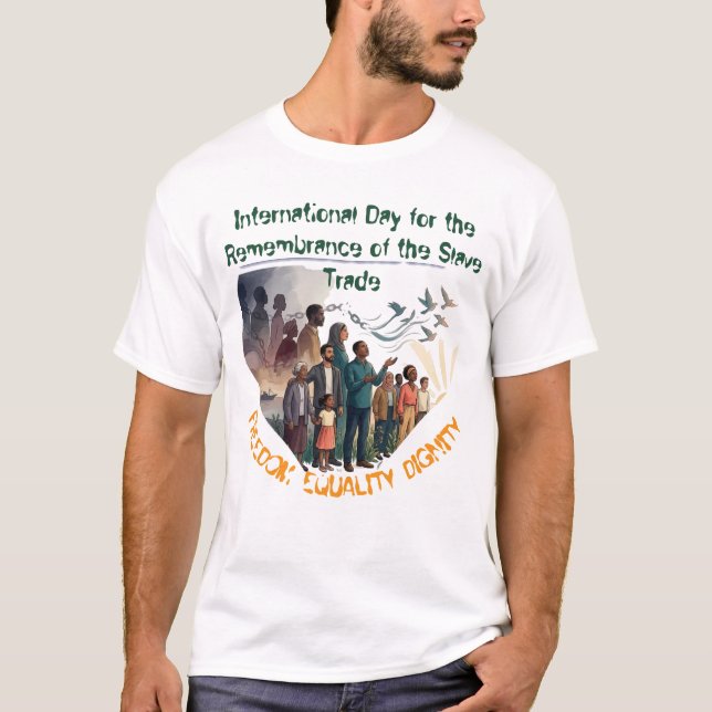 Camiseta do Dia Internacional de Recordação do Com (Frente)