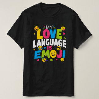 Camiseta do Dia Mundial do Emoji de Rua Colorida