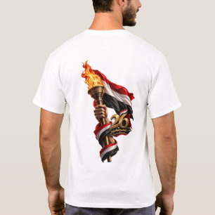 Camiseta do Dia Nacional do Iêmen 26 de Setembro