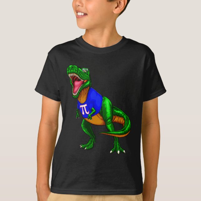 Camiseta do Dinossauro Rex do Dia do Pi Presente d (Frente)