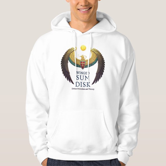 Camiseta do Disco Solar Alado – Prot Egípcio Antig (Frente)