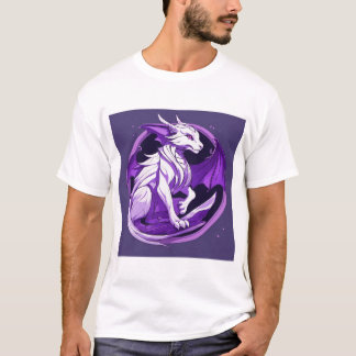 Camiseta do Dragão do Guardião do Fogo Majestoso