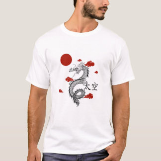 camiseta do dragão vermelho