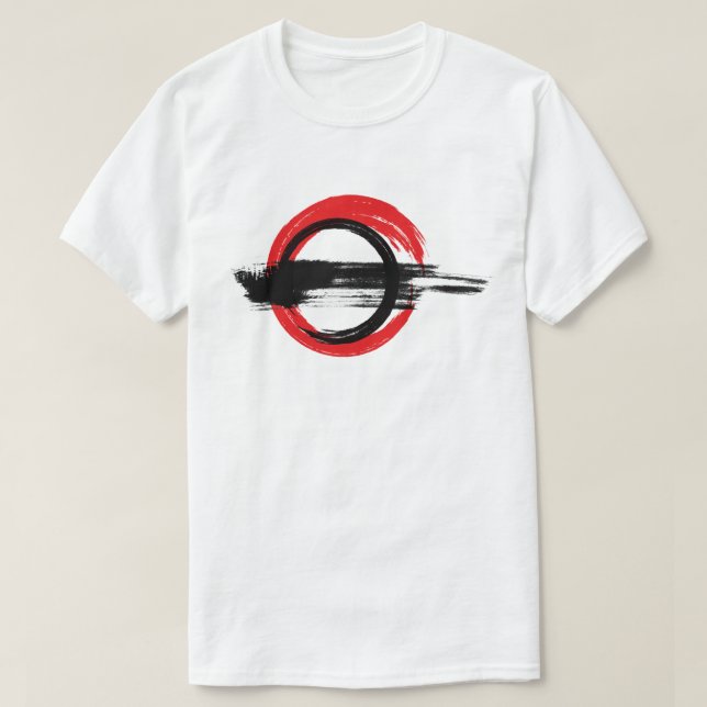 Camiseta do Dragão Vermelho - Mitologia Asiática e (Frente do Design)