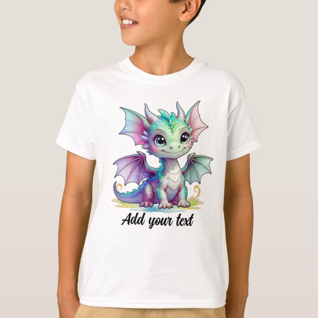 Camiseta do Dragãozinho Pastel (Frente)