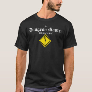 Camiseta Do Dungeon do mestre as vitórias sempre (parafuso