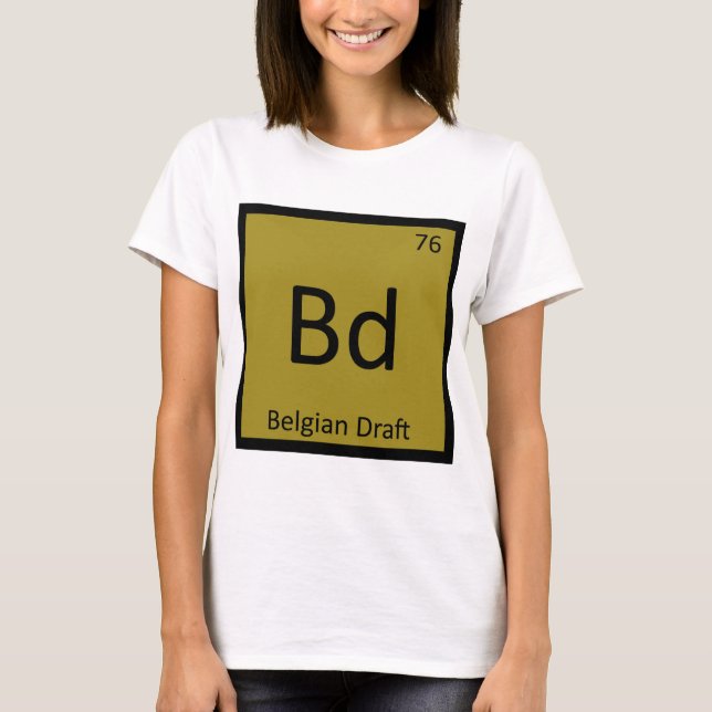 Camiseta do Elemento de Química Engraçado da Raça  (Frente)