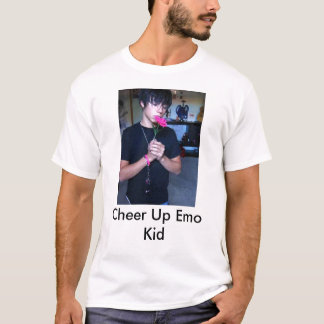 Camiseta Do elogio miúdo de Emo acima