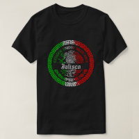 Camiseta do emblema do estado de Jalisco México
