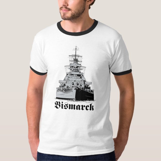 Camiseta do encouraçado Bismarck (Frente)