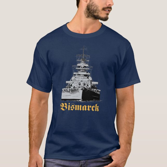Camiseta do encouraçado Bismarck (Frente)