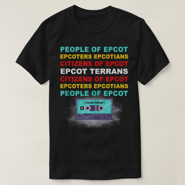 Camiseta Do Epcot (Frente do Design)