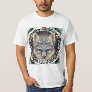 Camiseta do esboço da raposa