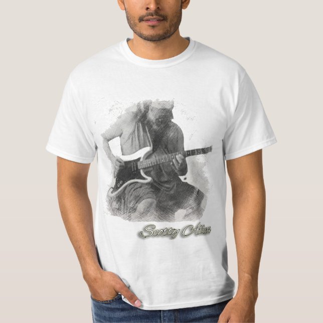 Camiseta do Esboço de Scotty Allen (Frente)