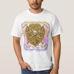 Camiseta do Escudo da Caveira Pirata