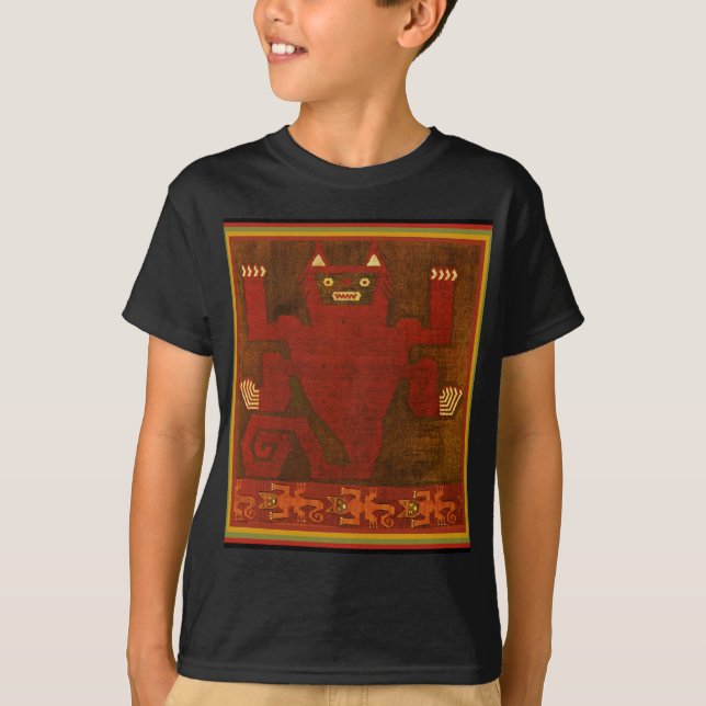 Camiseta do Espírito Demônio Tribal Inca (Frente)