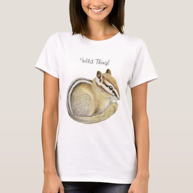 Camiseta do Esquilo Listrado (Frente)