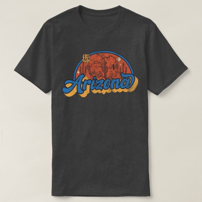 Camiseta do Estado do Arizona (Frente do Design)